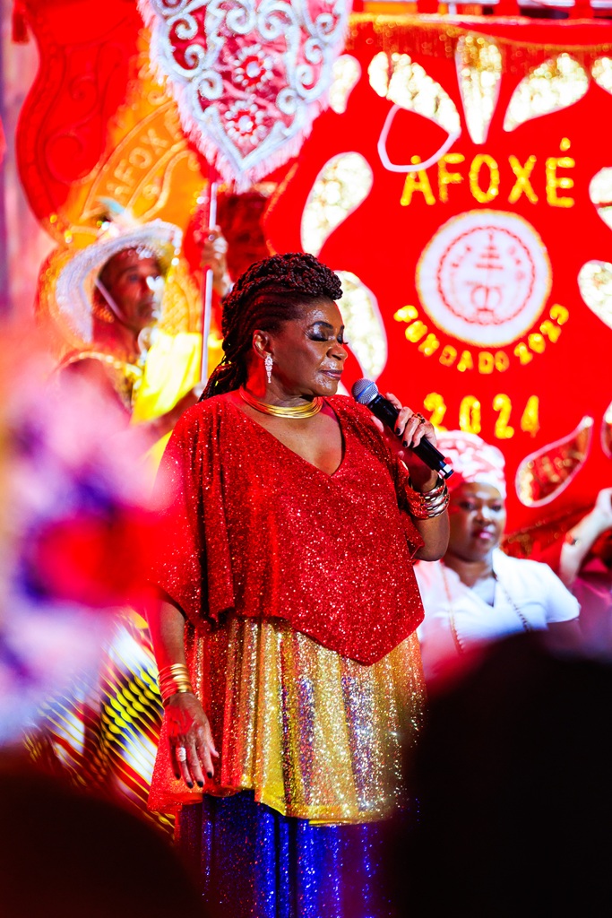 Zezé Motta no palco do Marco Zero | Foto: @greencreativee