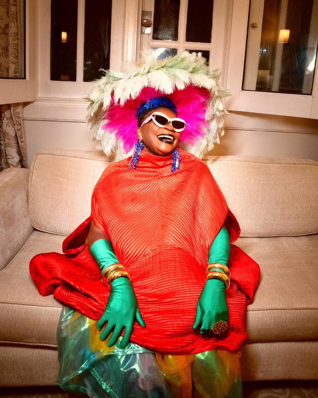 Zezé Motta no Baile da Vogue | Foto: Luma Benin