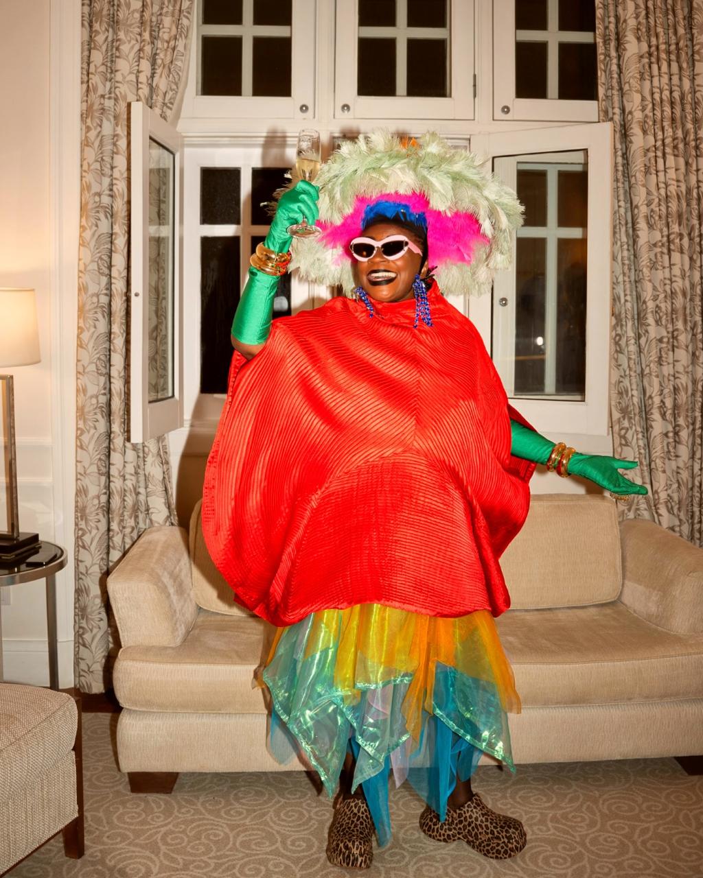 Zezé Motta no Baile da Vogue | Foto: Luma Benin