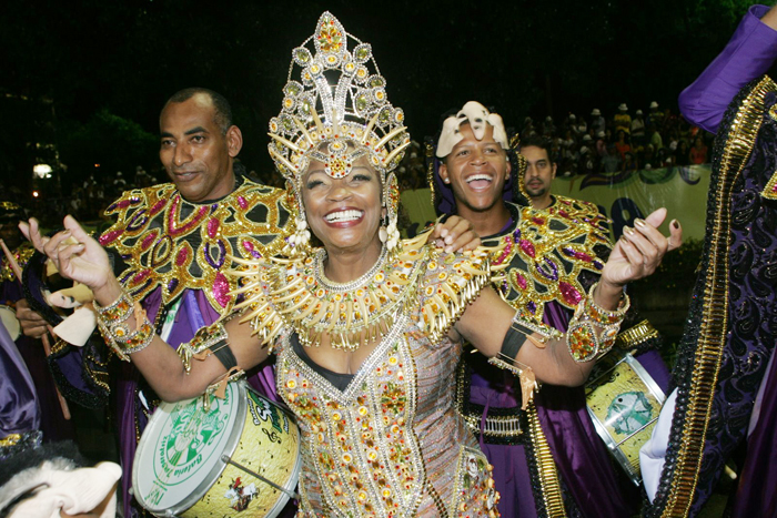 Zezé Motta na Imperatriz Leopoldinense em 2011 | Foto: Ag.News