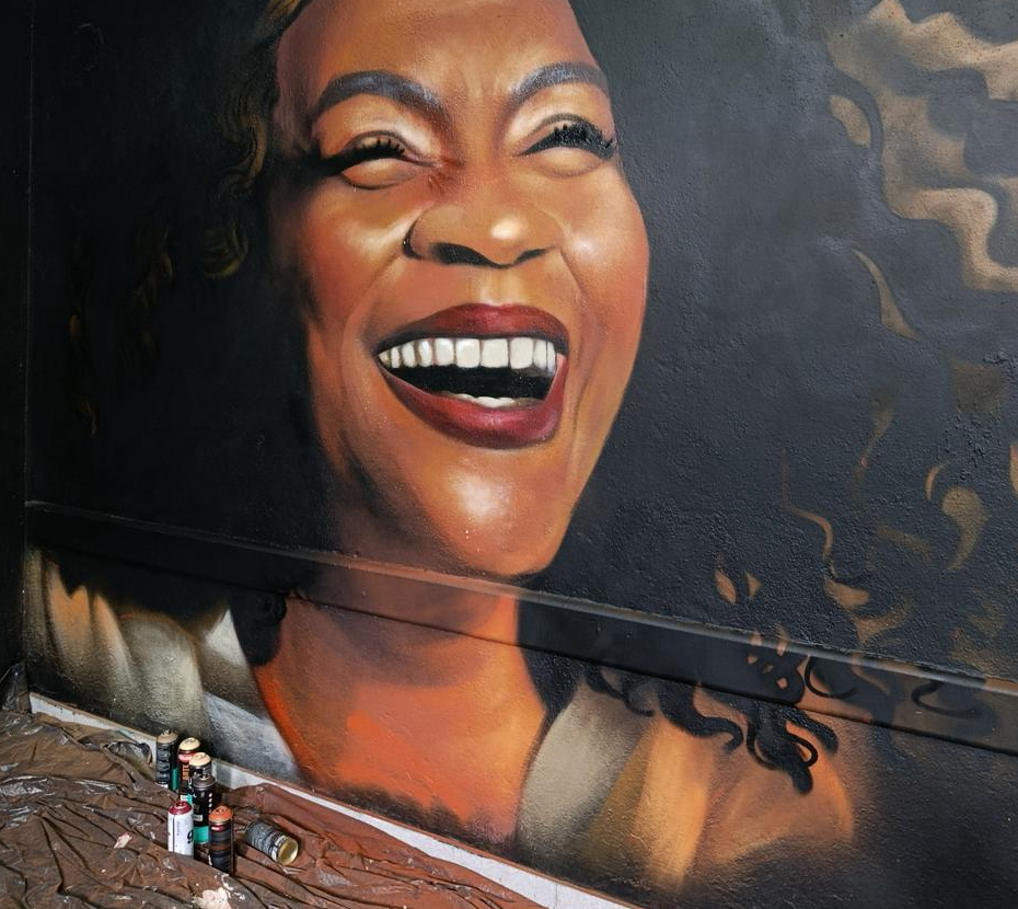 Mural em homenagem a Zezé Motta | Foto: divulgação