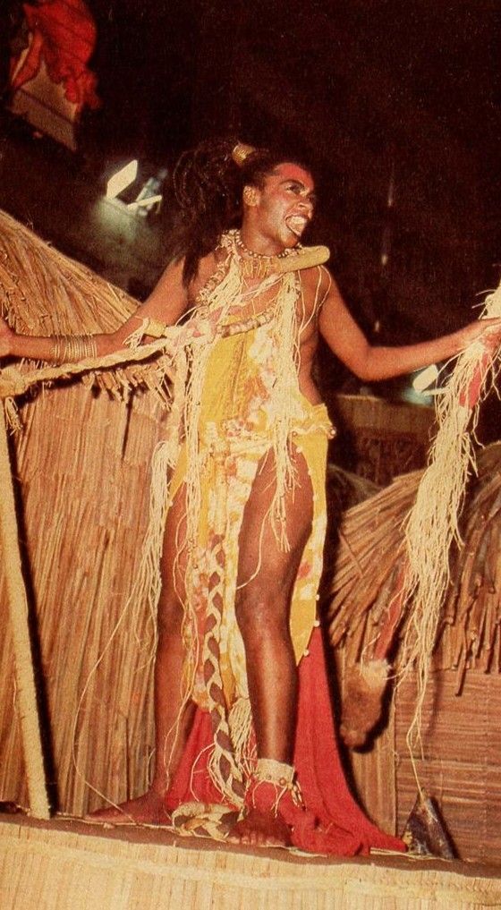 Zezé Motta na Vila Isabel em 1988 | Foto: acervo pessoal