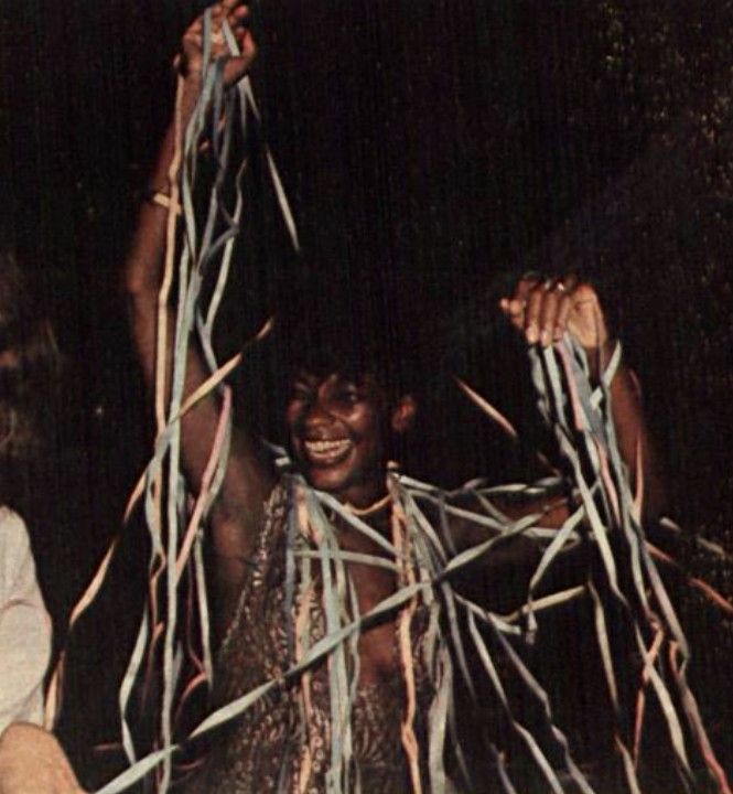 Zezé Motta no carnaval dos anos 80 | Foto: acervo pessoal