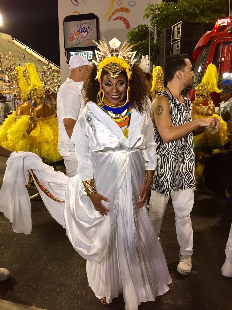 Zezé Motta na Acadêmicos do Sossego em 2017 | Foto: acervo pessoal