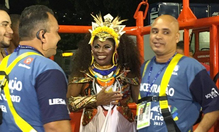 Zezé Motta na Acadêmicos do Sossego em 2017 | Foto: acervo pessoal