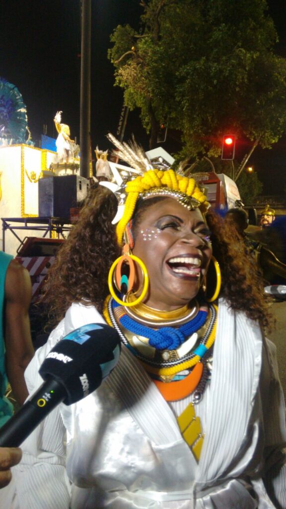 Zezé Motta na Acadêmicos do Sossego em 2017 | Foto: acervo pessoal