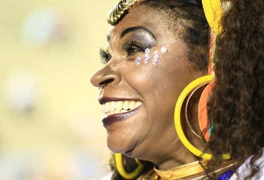 Zezé Motta na Acadêmicos do Sossego em 2017 | Foto: acervo pessoal