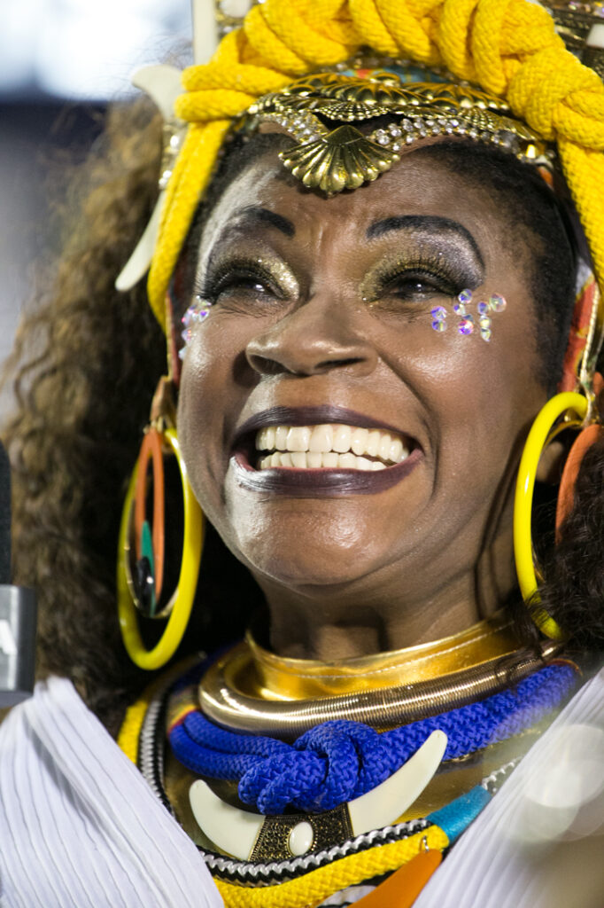 Zezé Motta na Acadêmicos do Sossego em 2017 | Foto: acervo pessoal