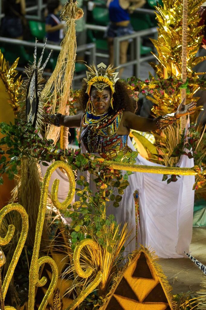 Zezé Motta na Acadêmicos do Sossego em 2017 | Foto: acervo pessoal